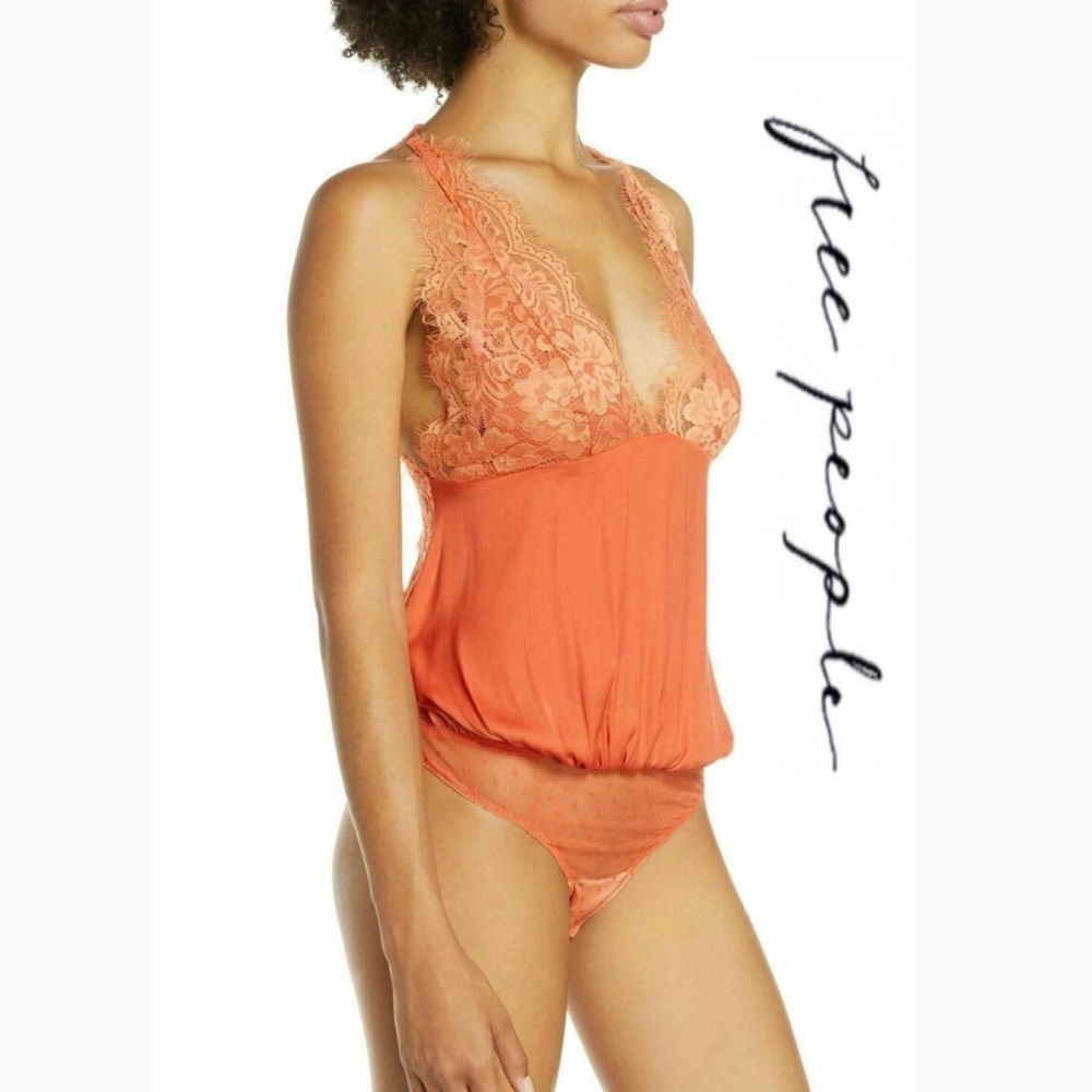 BOGO Free People Coralina Melrose Lace Body Suit